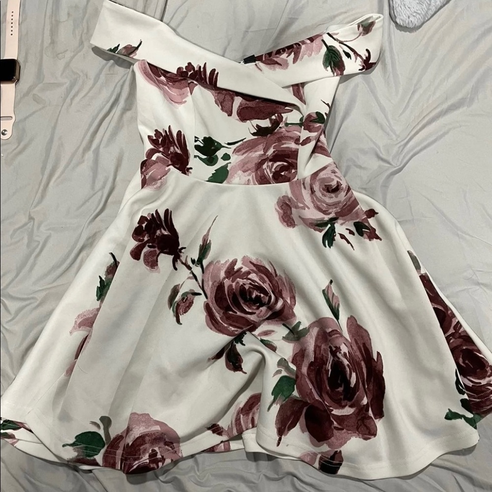 Off the shoulder formal dress